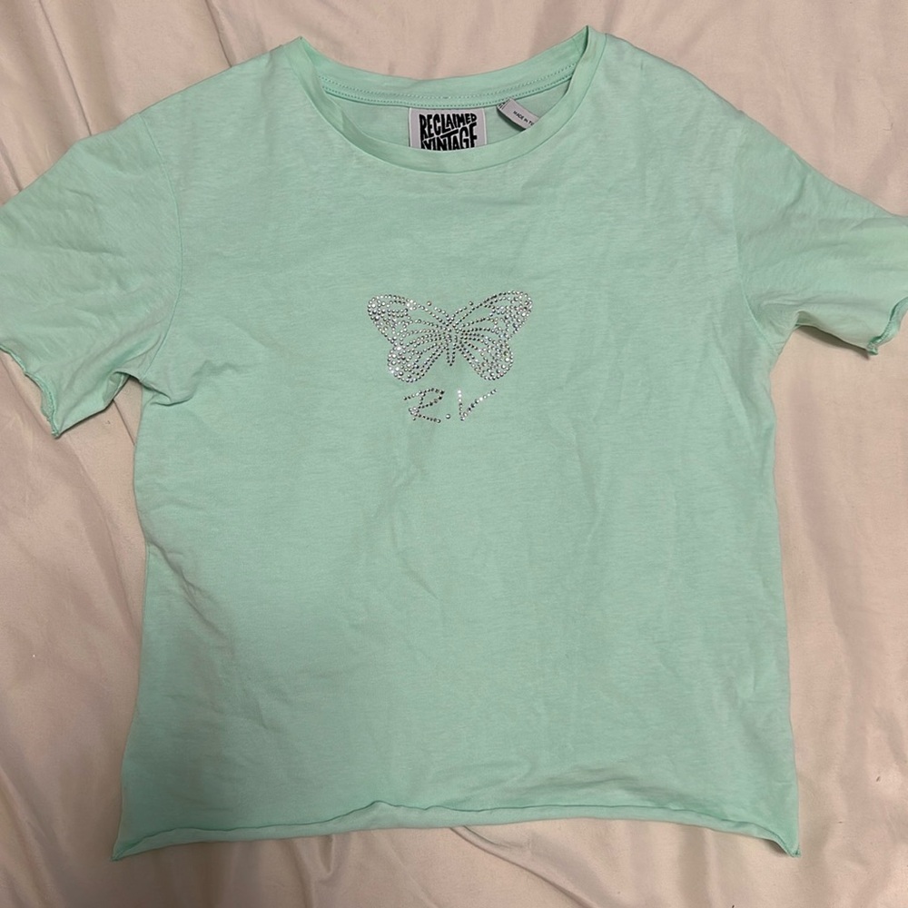 3/$30 NWOT reclaimed vintage cropped tshirt size 8